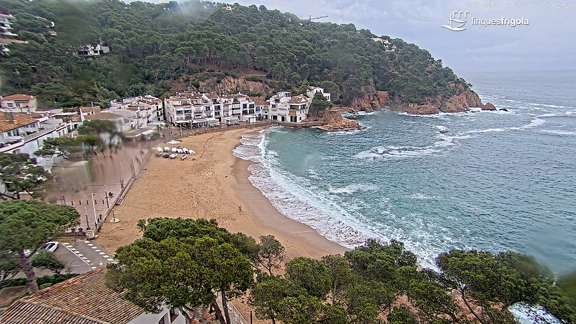 Webcam de Tamariu playa