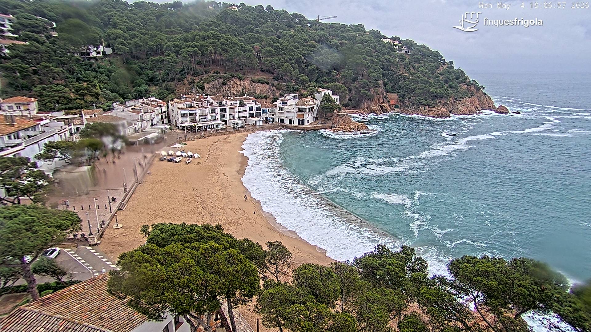 Webcam de Tamariu playa