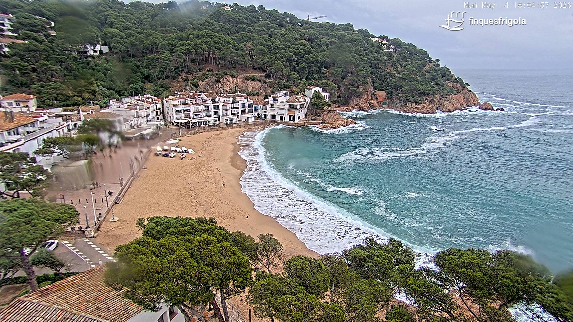 Webcam de Tamariu playa