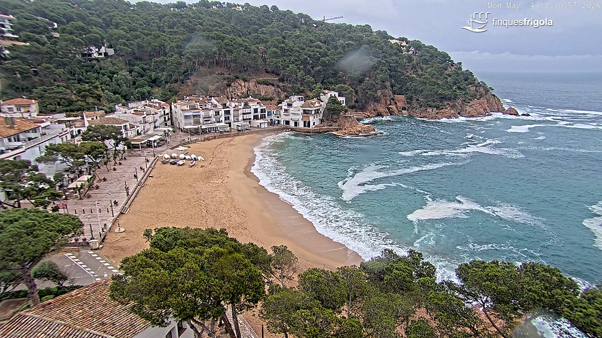 Webcam de Tamariu playa