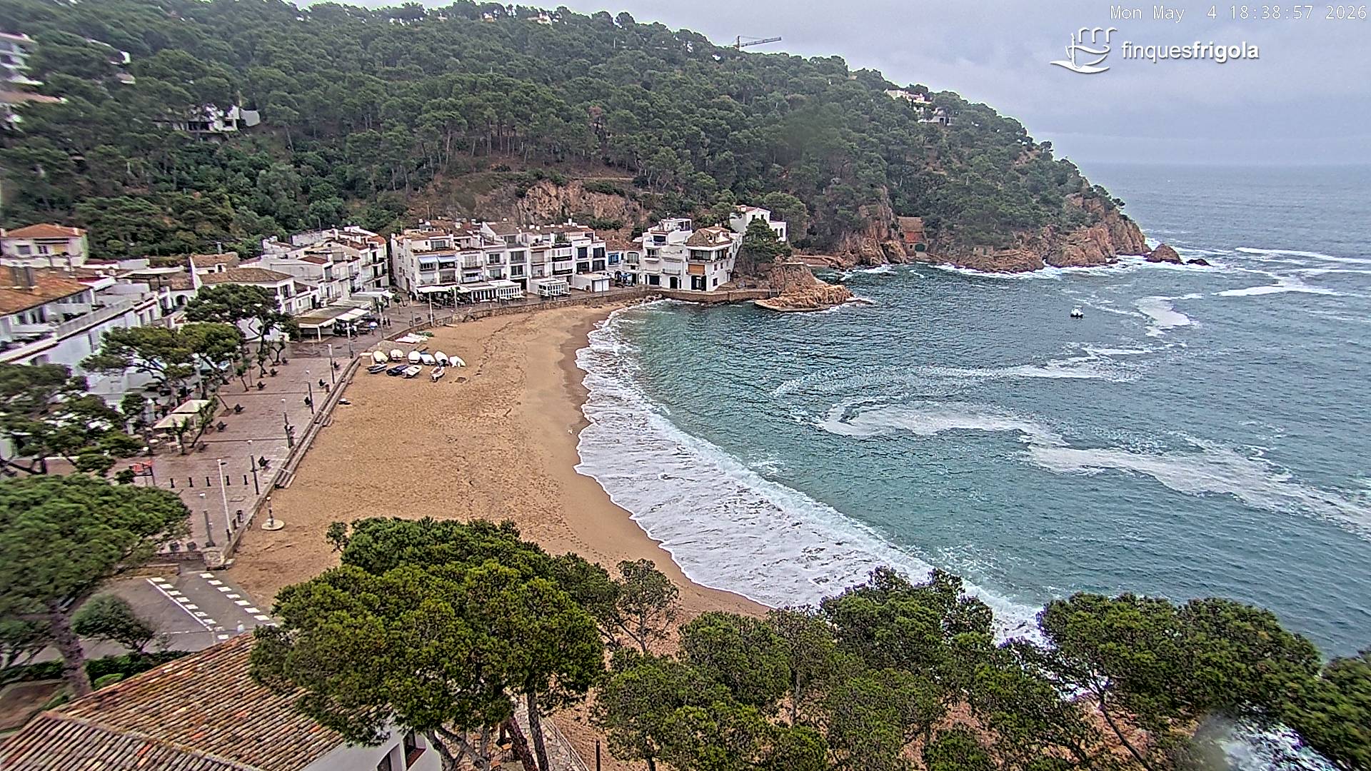 Webcam de Tamariu playa