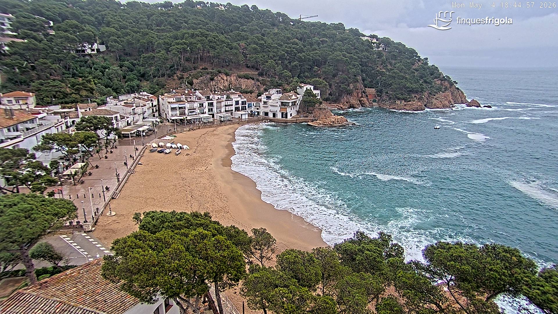 Webcam de Tamariu playa