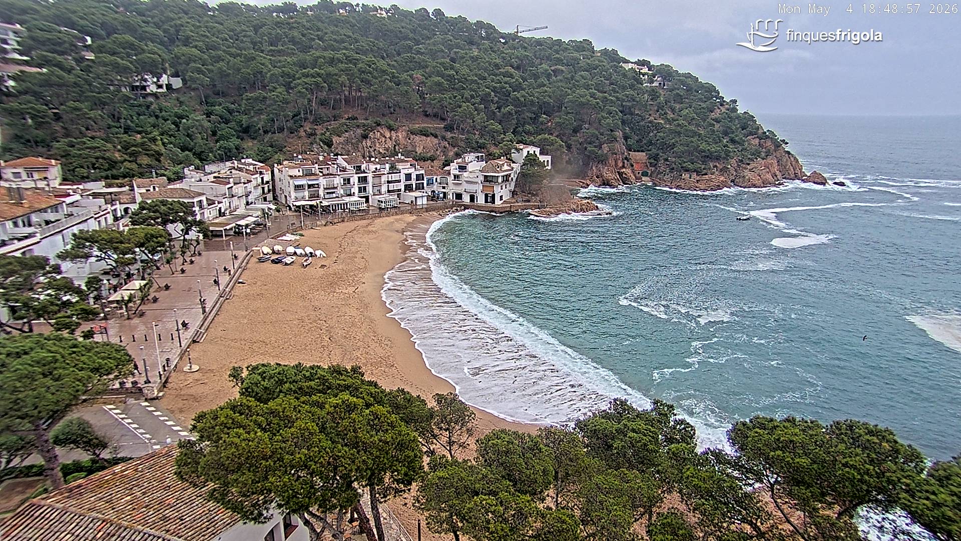Webcam de Tamariu playa