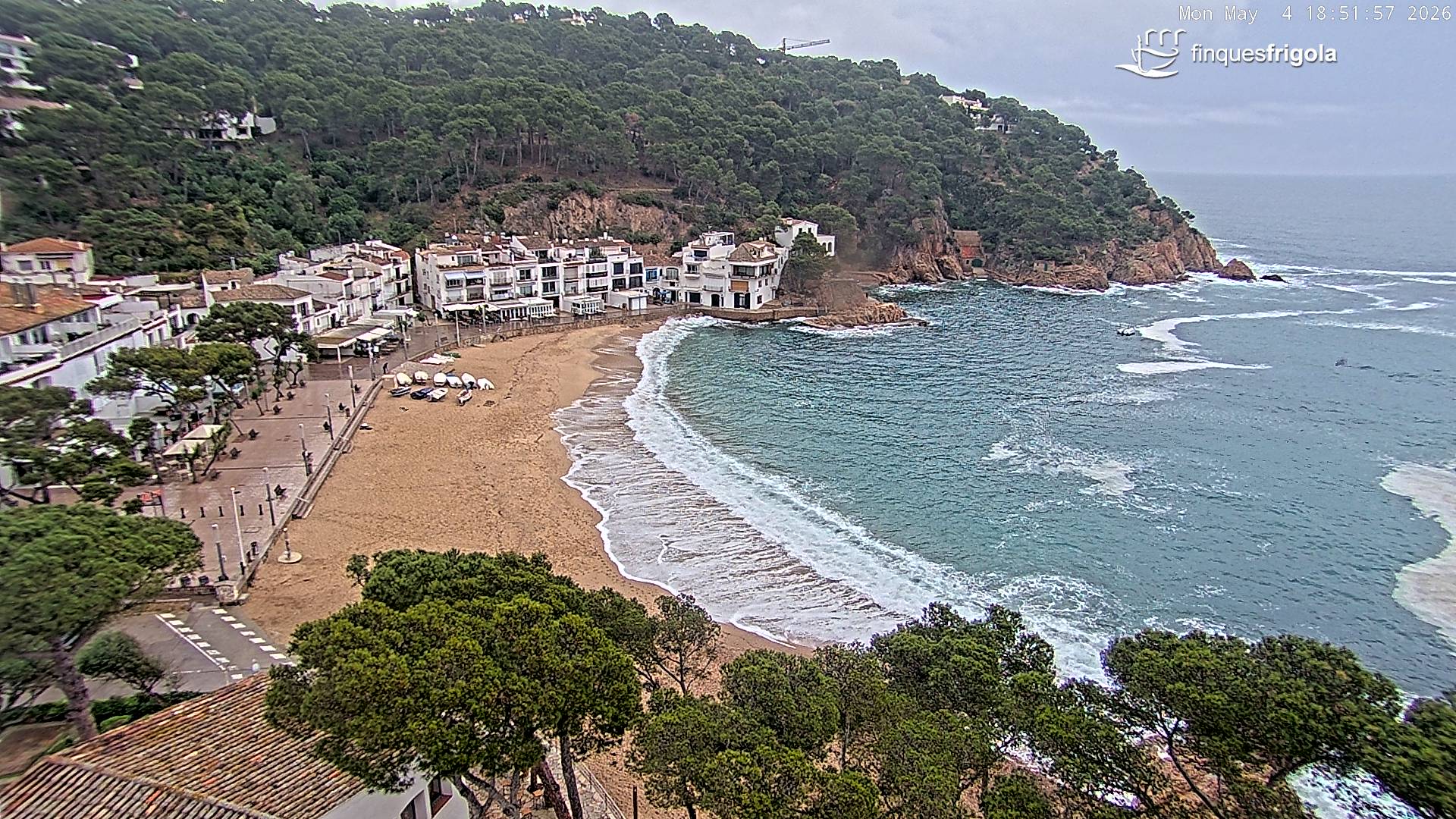 Webcam de Tamariu playa