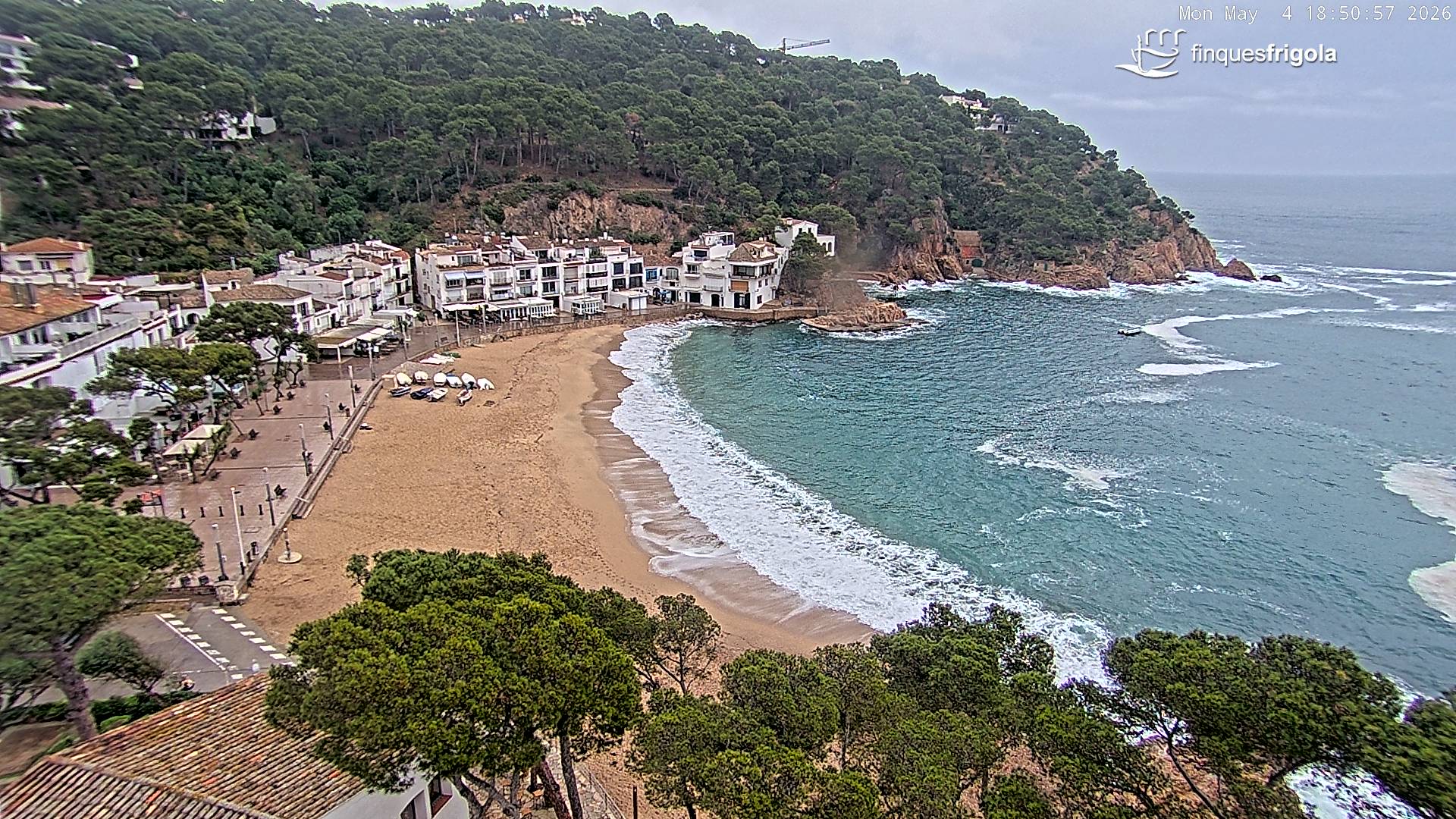 Webcam de Tamariu playa