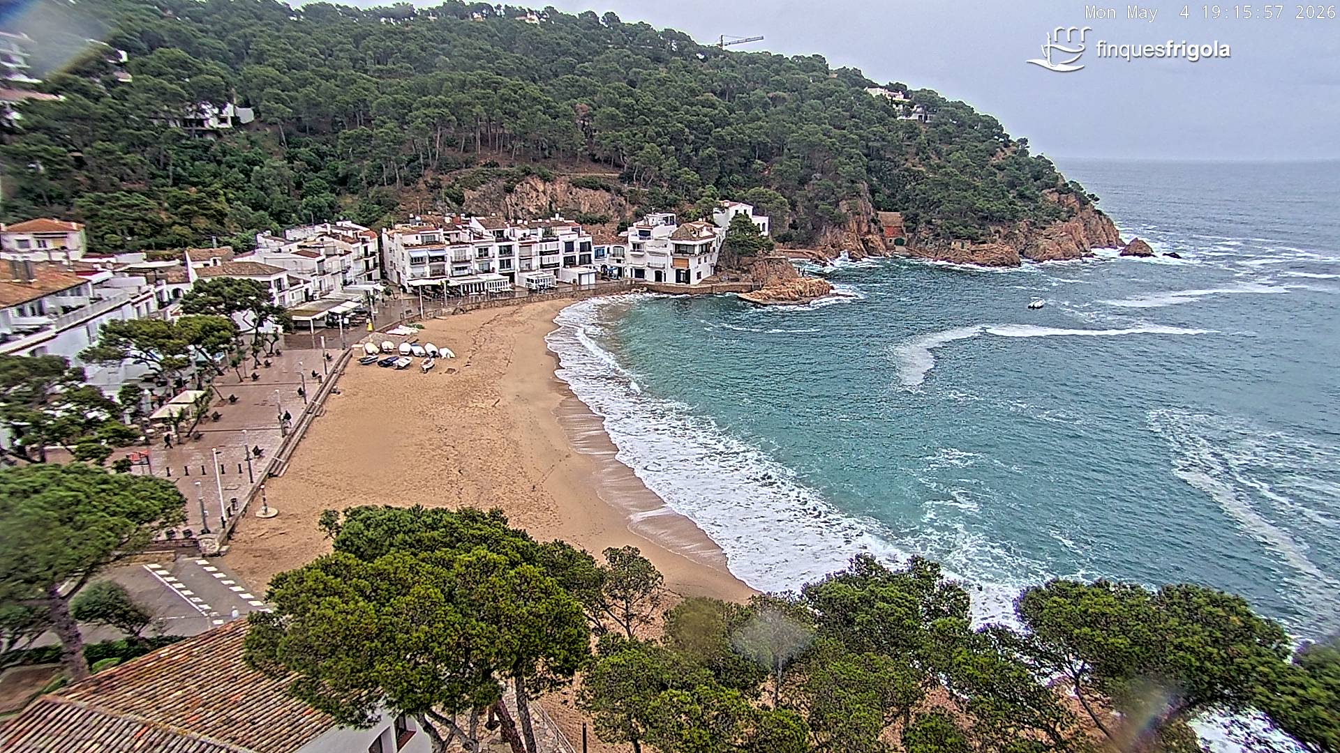 Webcam de Tamariu playa