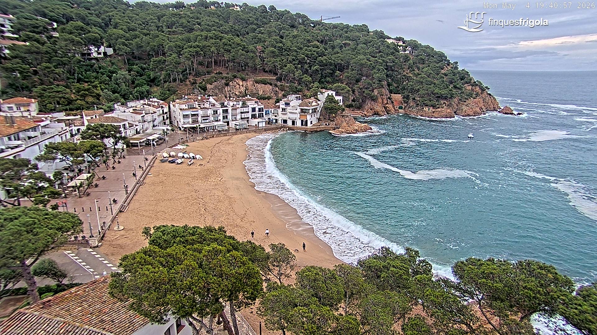 Webcam de Tamariu playa