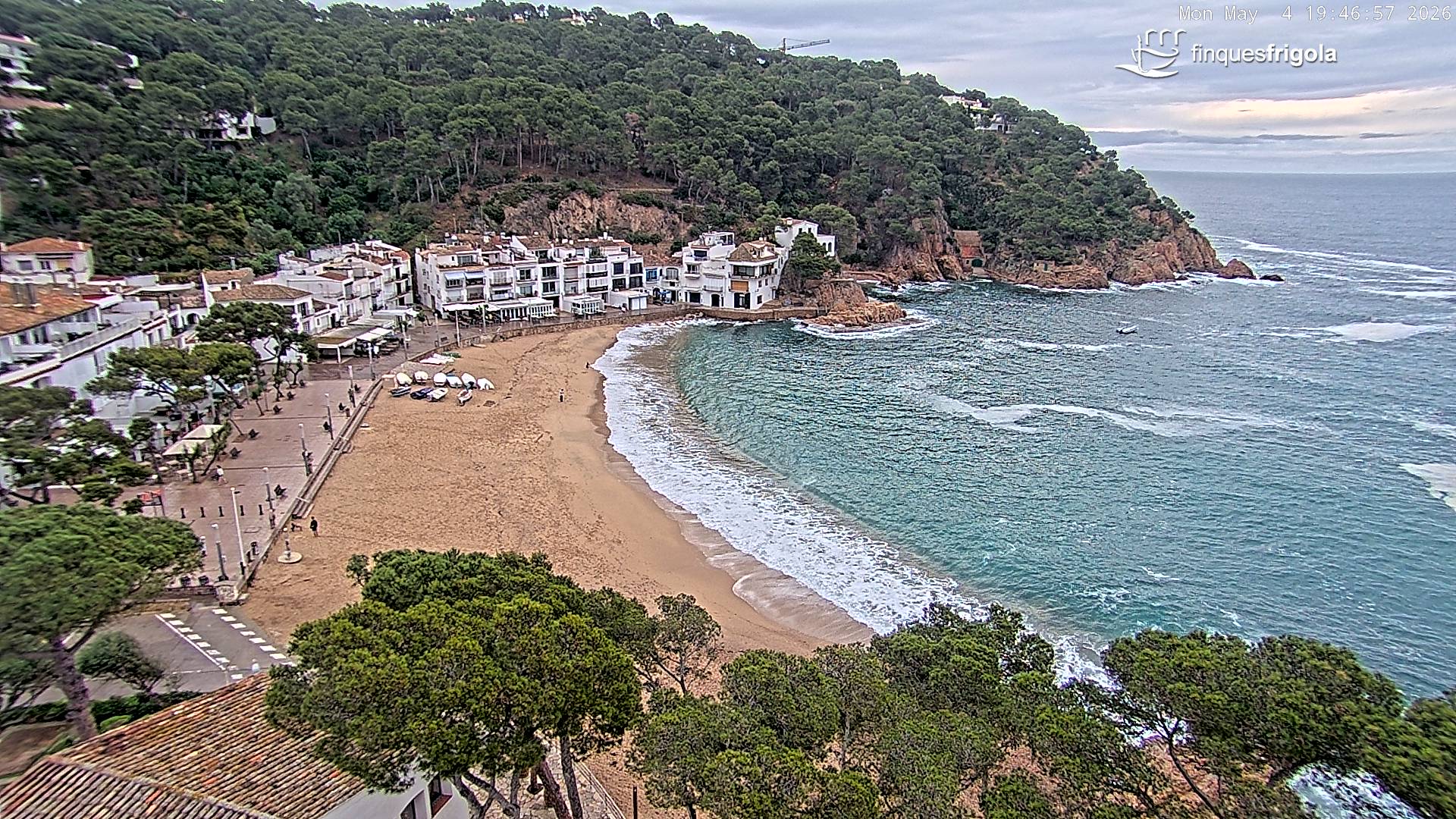 Webcam de Tamariu playa