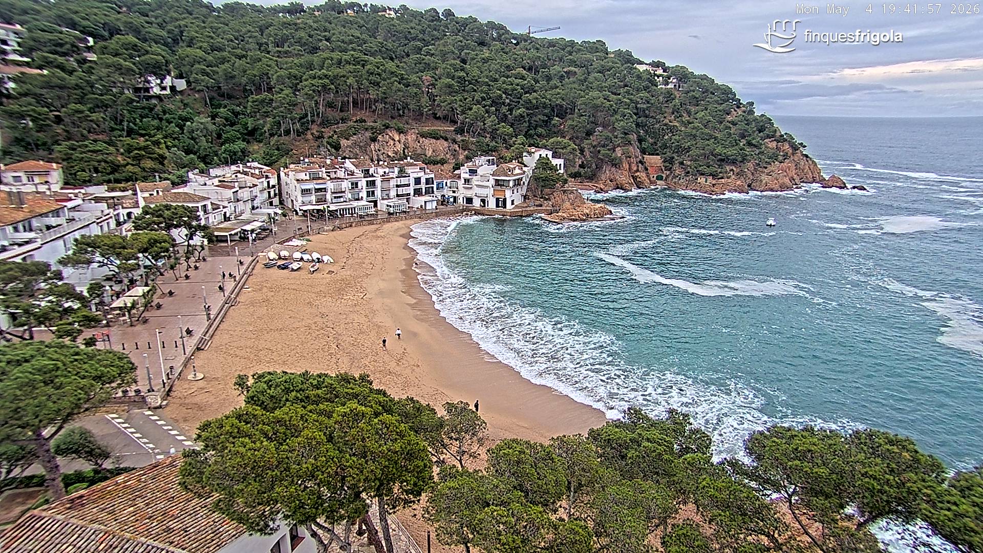Webcam de Tamariu playa