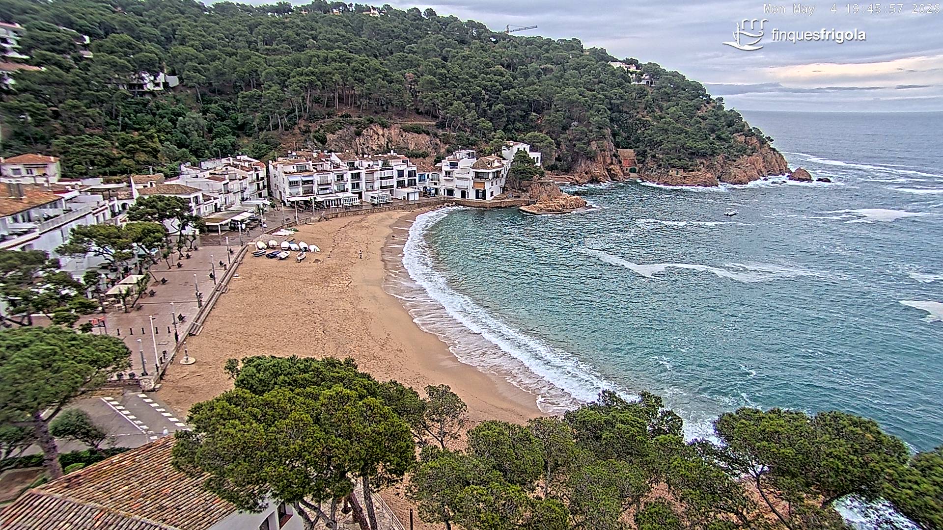 Webcam de Tamariu playa