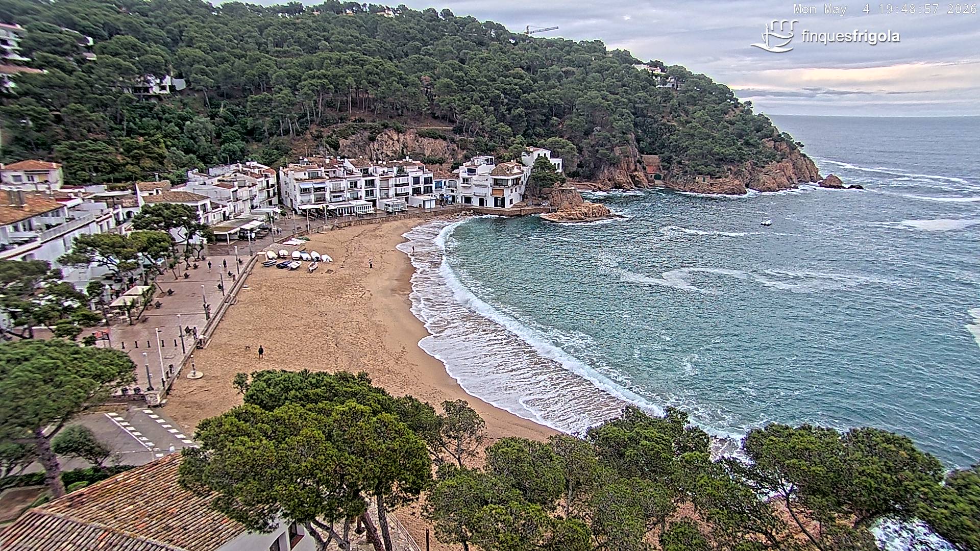 Webcam de Tamariu playa