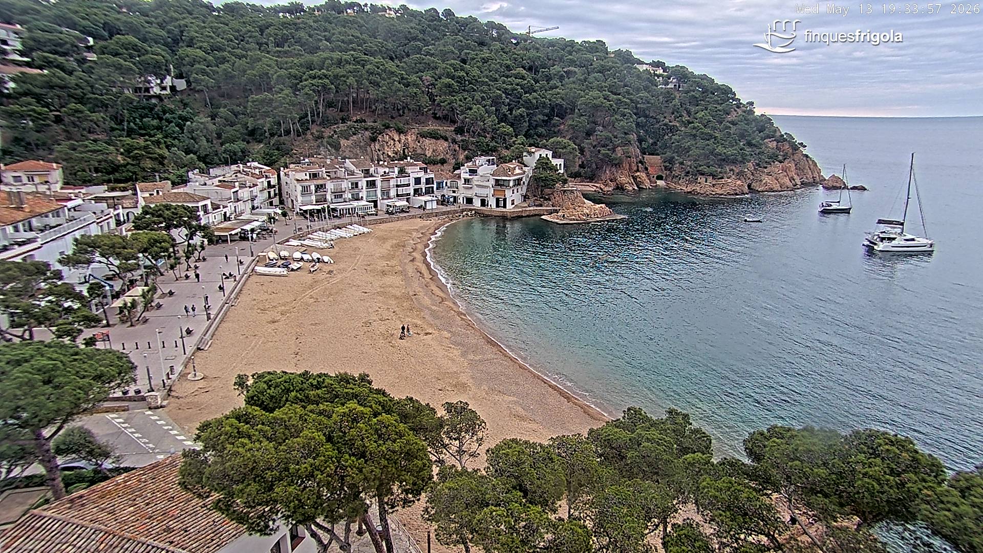 Webcam de Tamariu playa