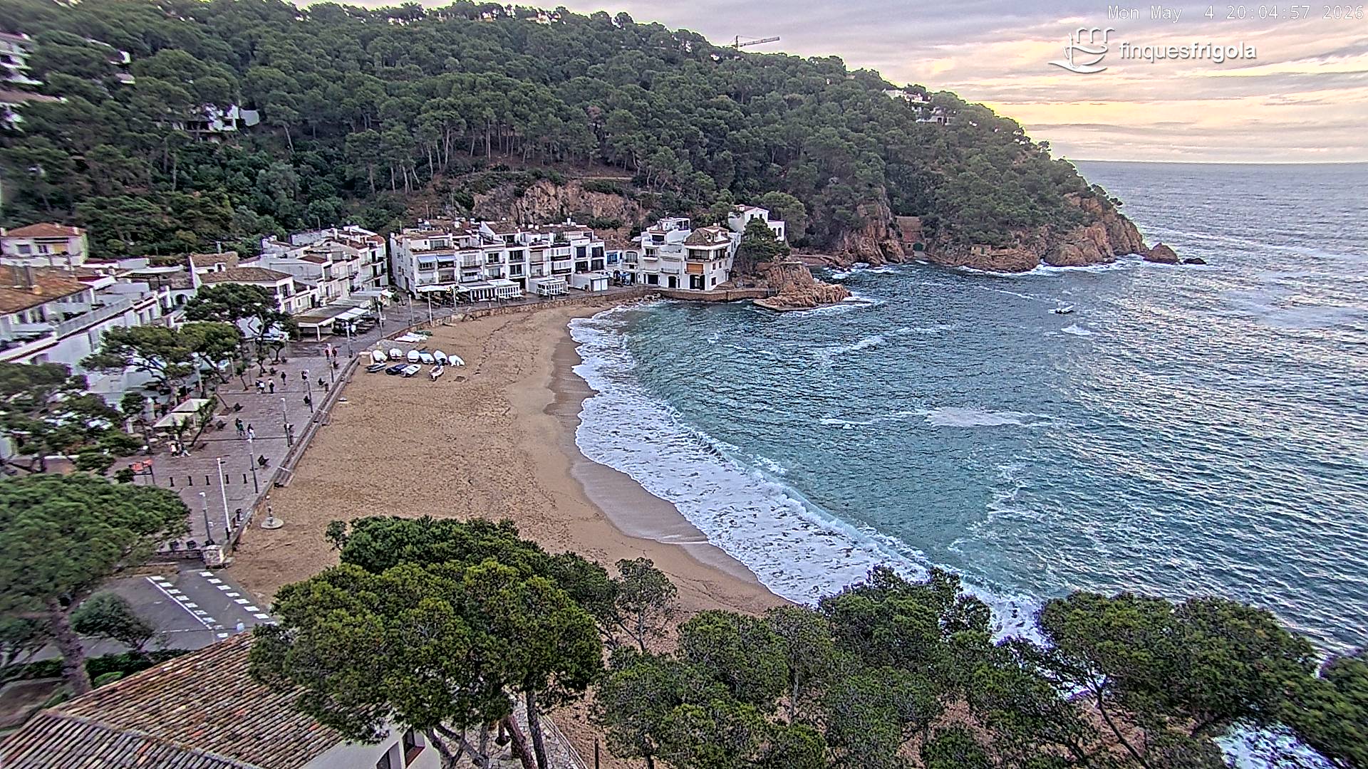 Webcam de Tamariu playa