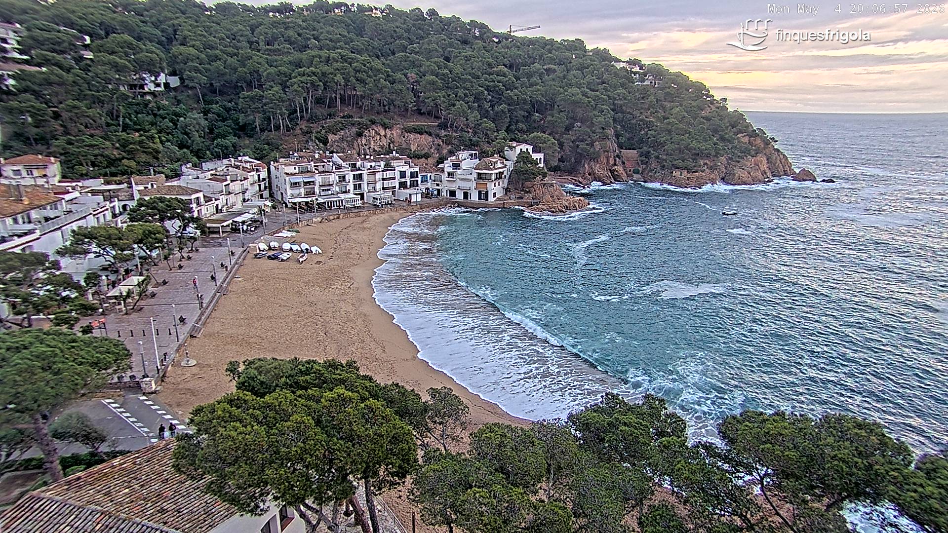 Webcam de Tamariu playa