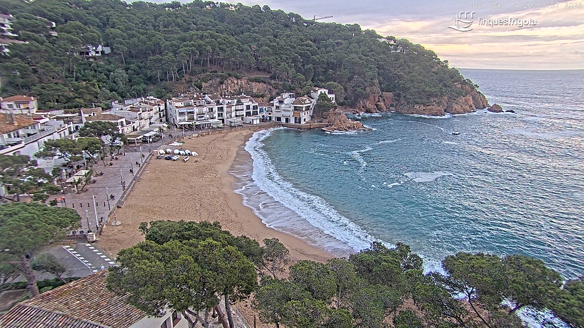 Webcam de Tamariu playa