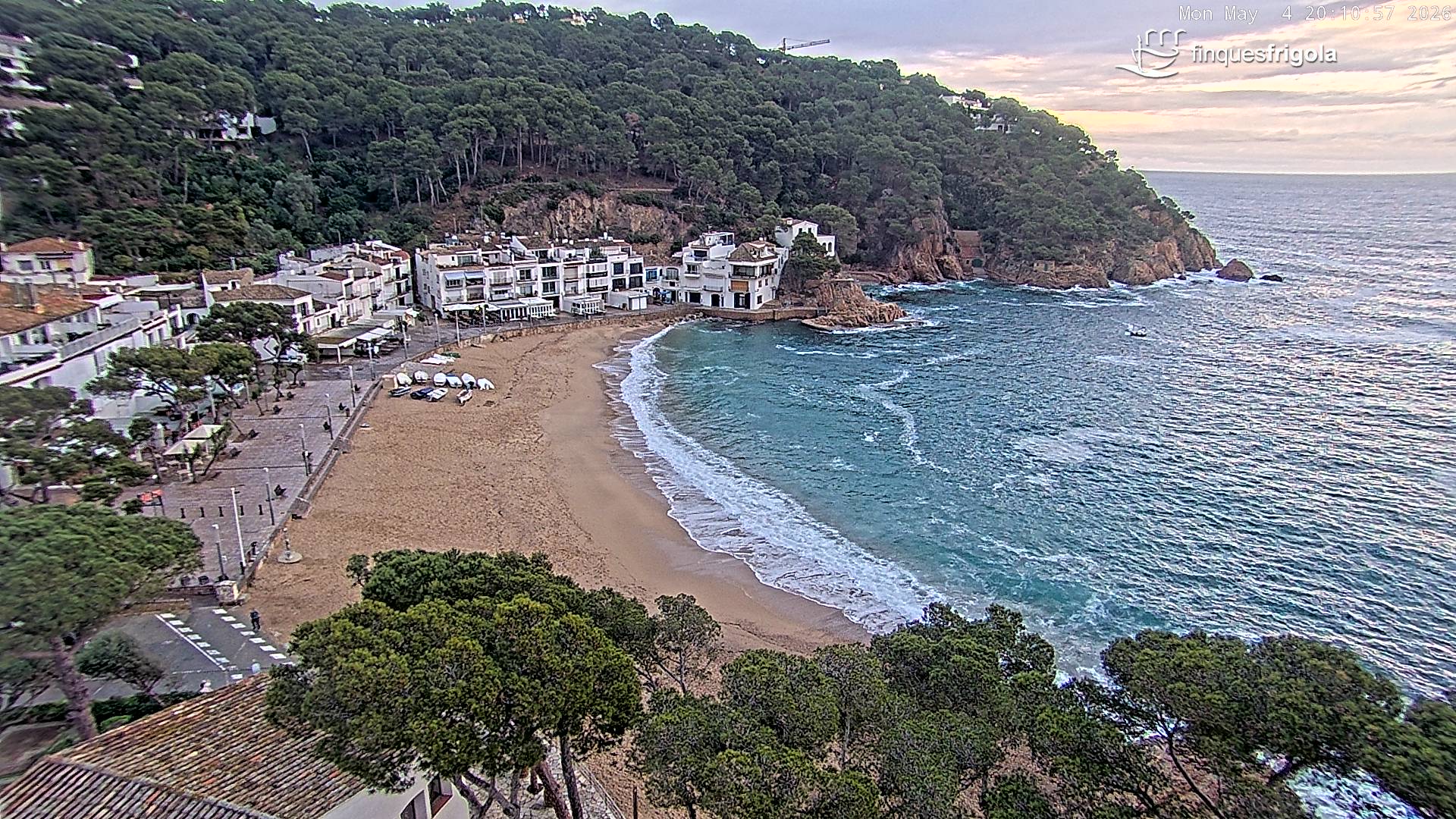 Webcam de Tamariu playa