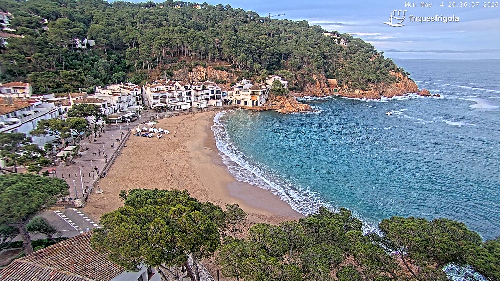 Webcam de Tamariu playa