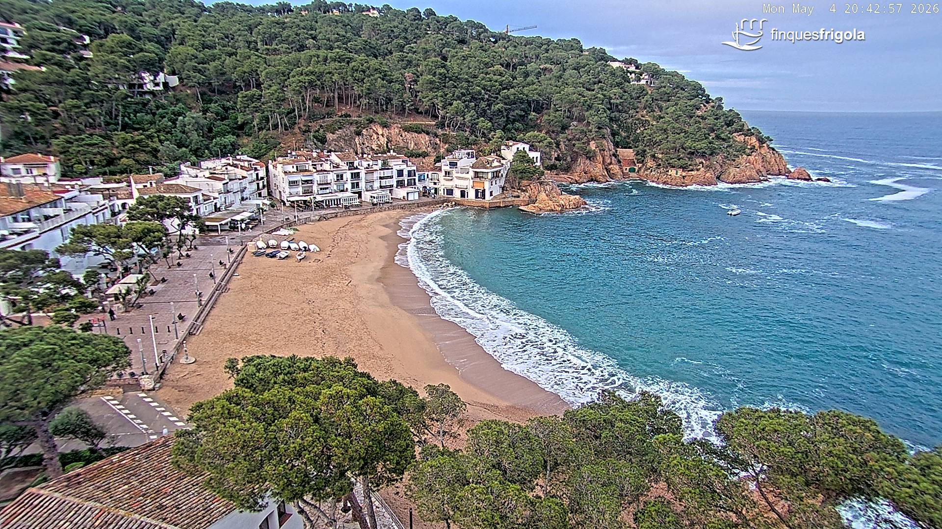 Webcam de Tamariu playa