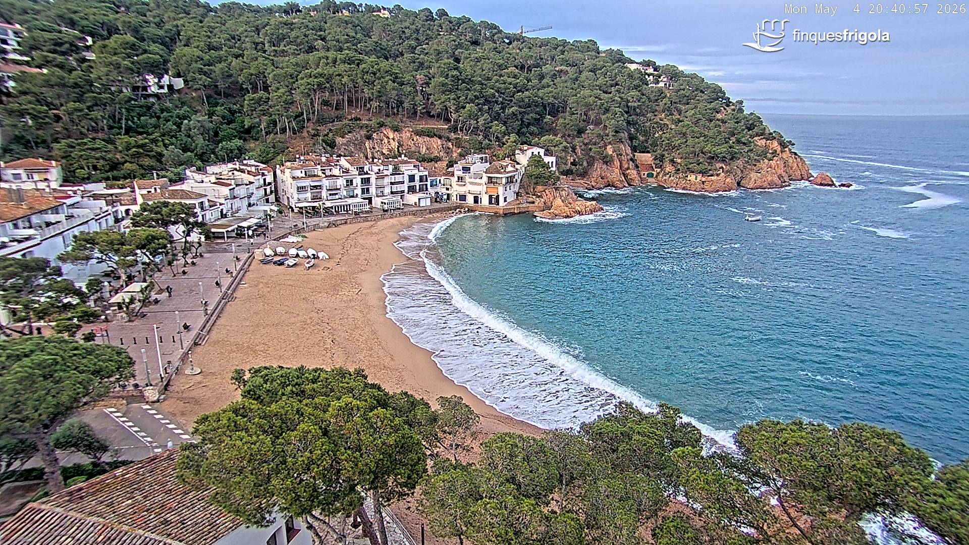 Webcam de Tamariu playa