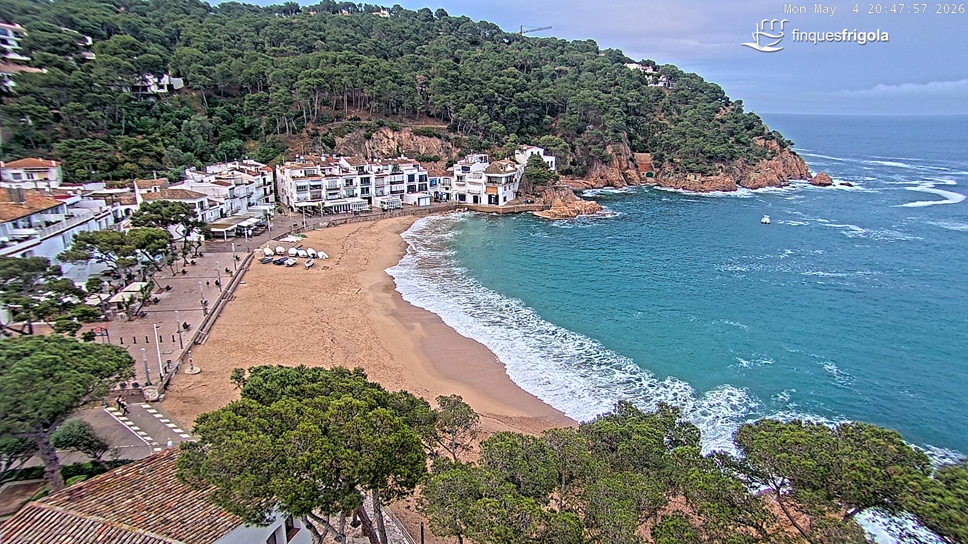 Webcam de Tamariu playa