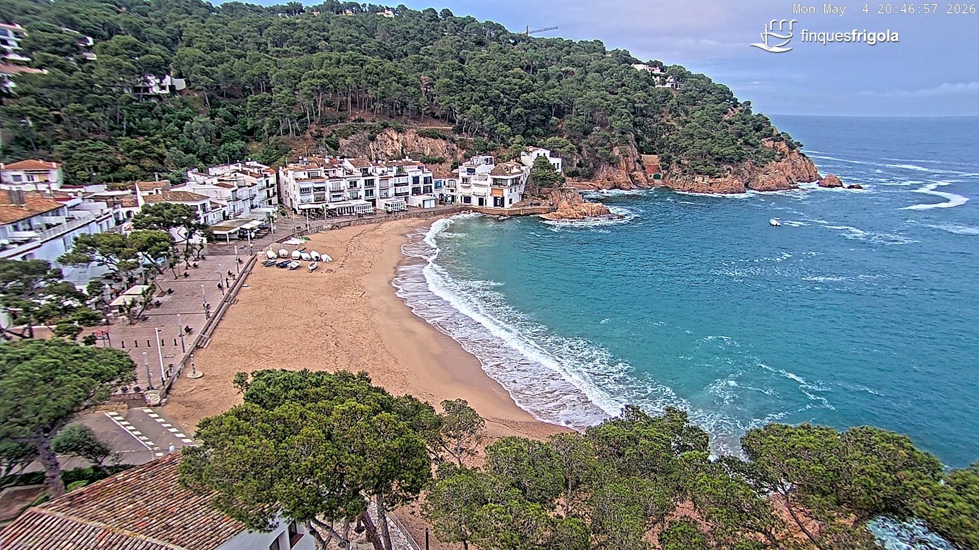 Webcam de Tamariu playa