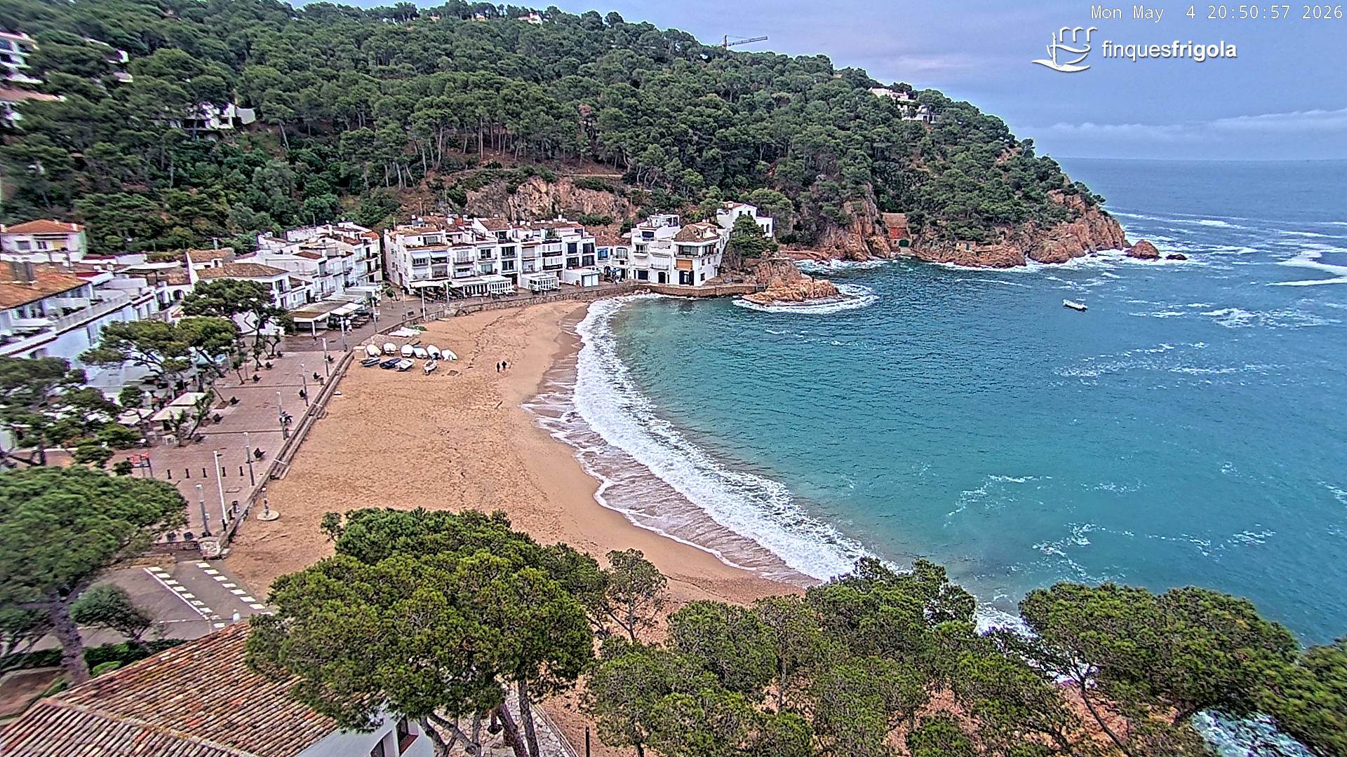 Webcam de Tamariu playa