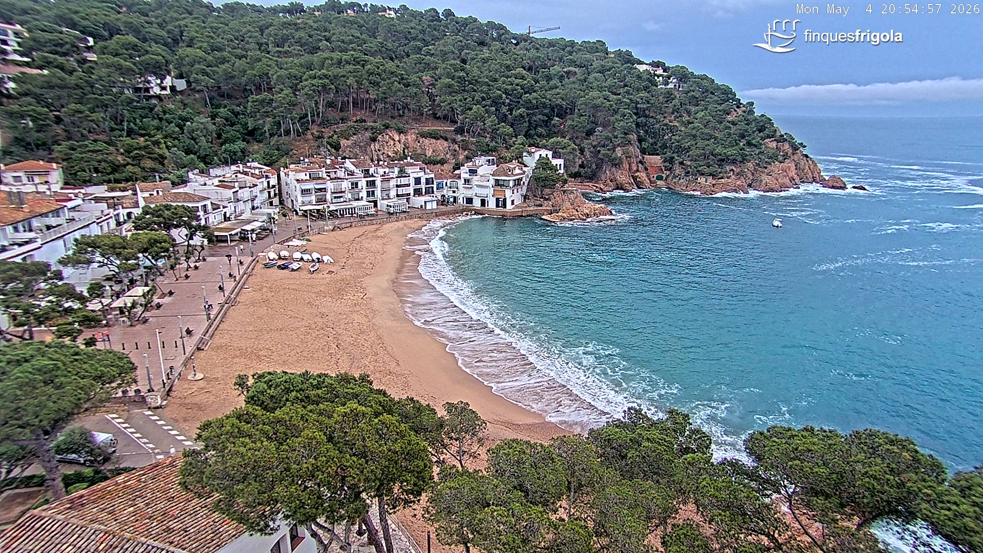 Webcam de Tamariu playa