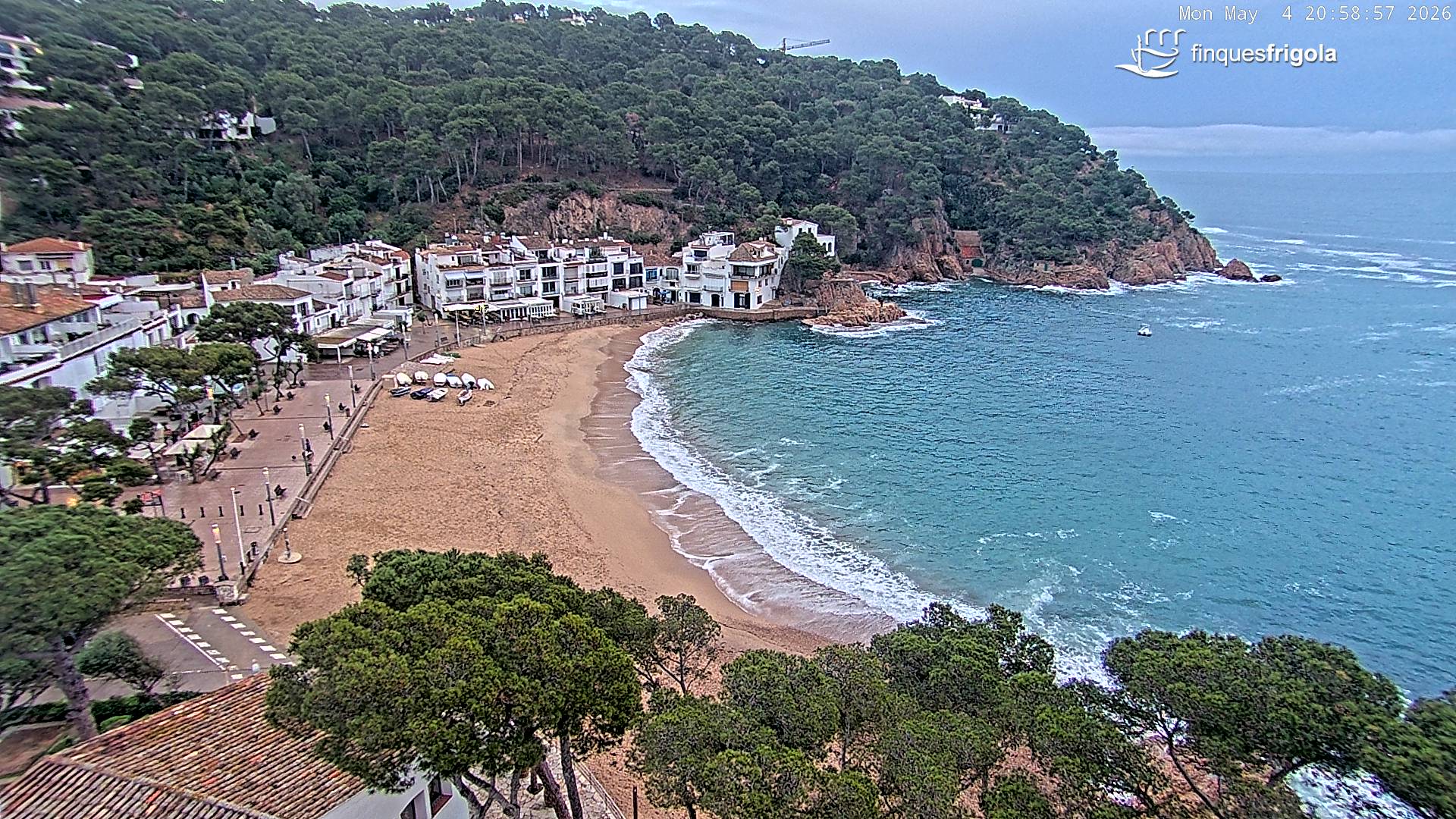 Webcam de Tamariu playa