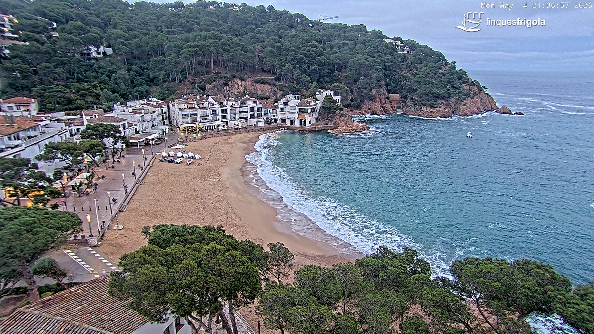 Webcam de Tamariu playa