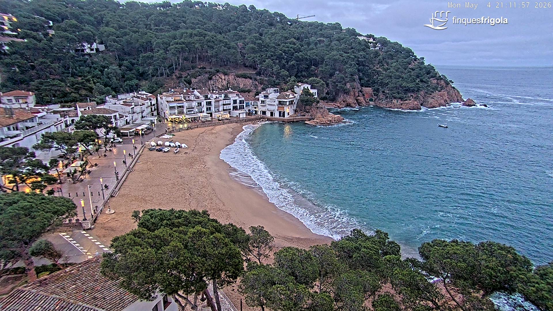 Webcam de Tamariu playa