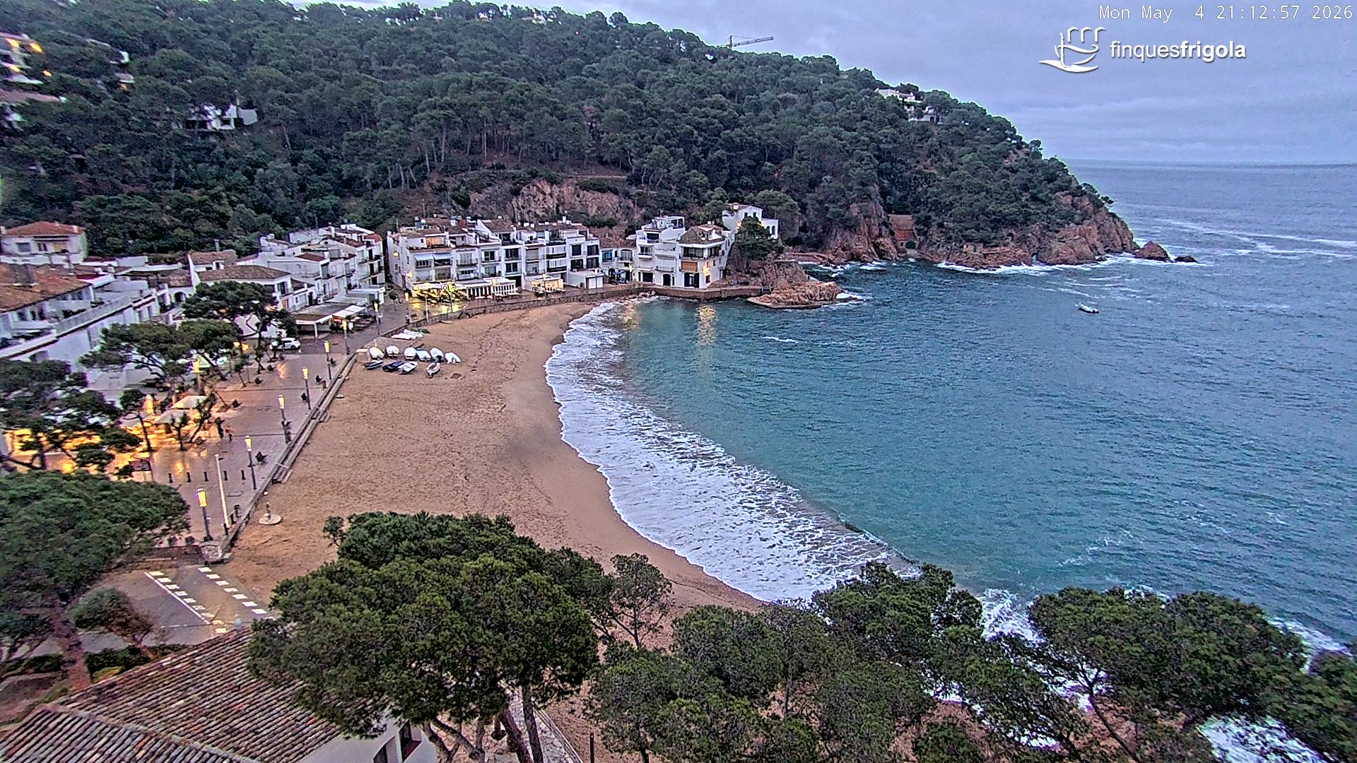 Webcam de Tamariu playa