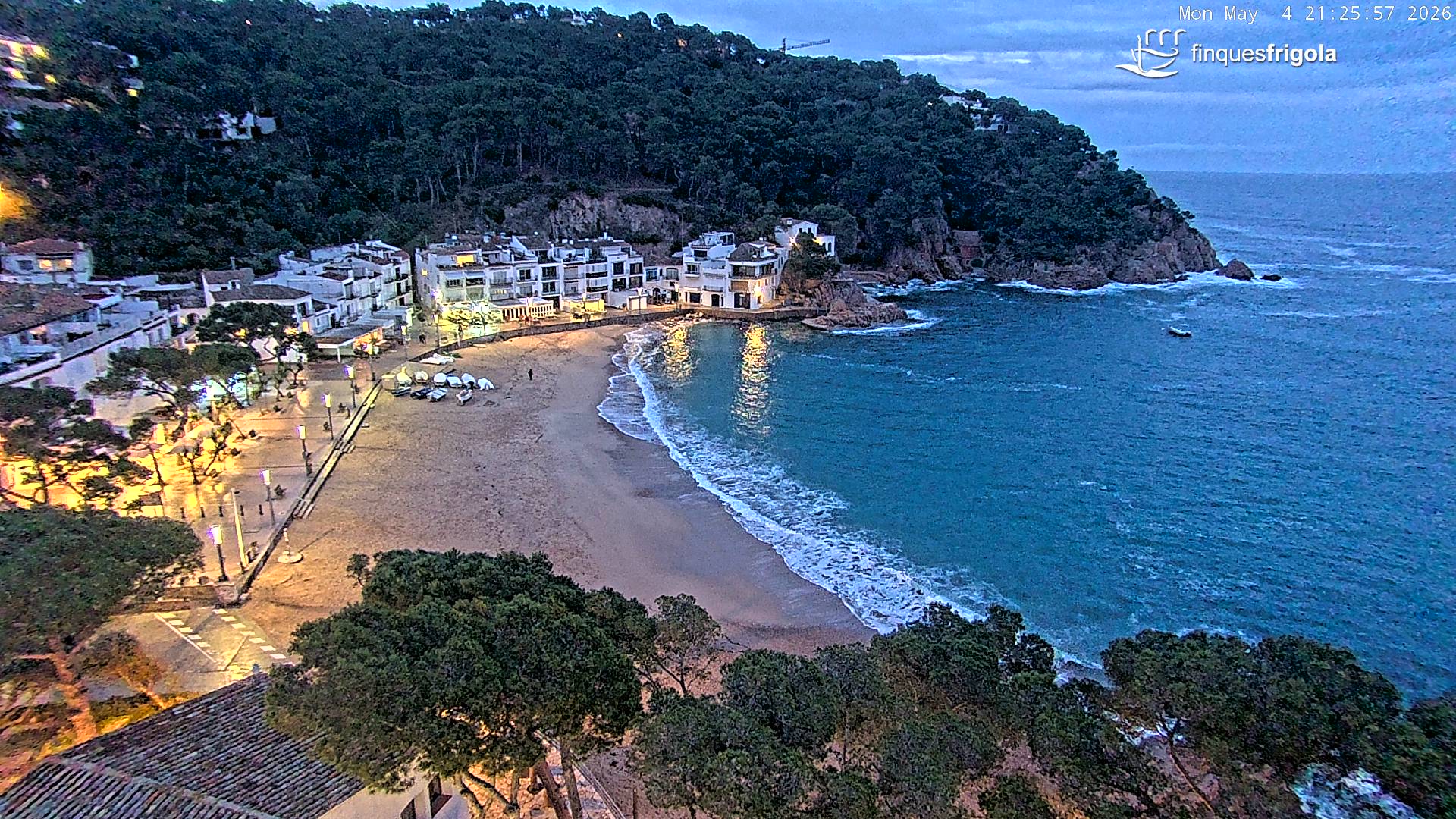 Webcam de Tamariu playa