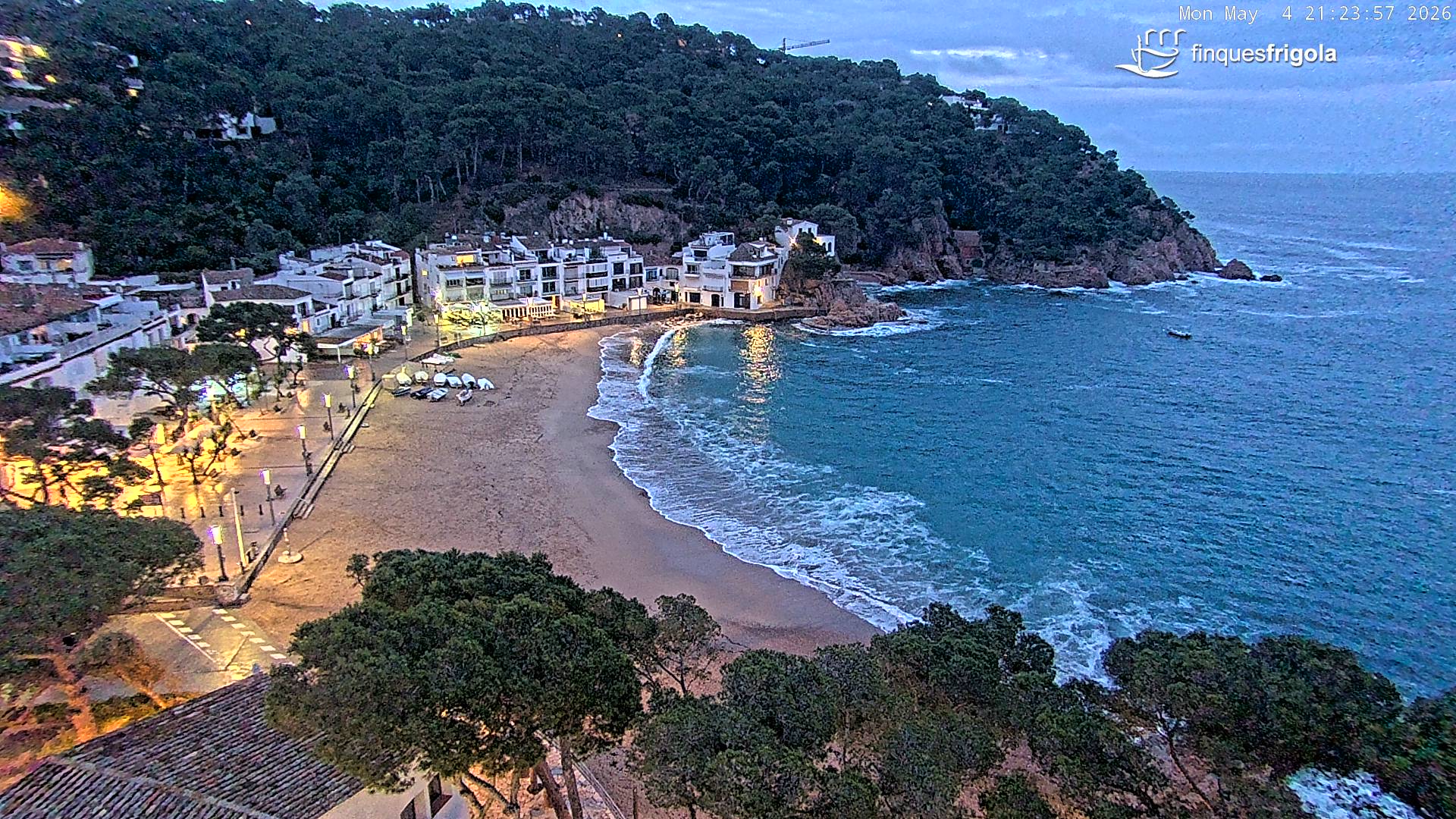 Webcam de Tamariu playa