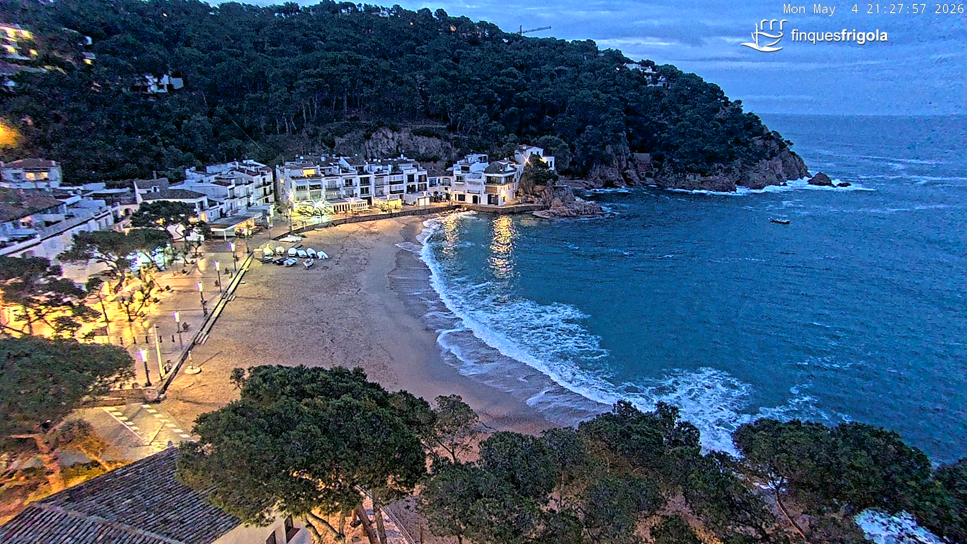 Webcam de Tamariu playa