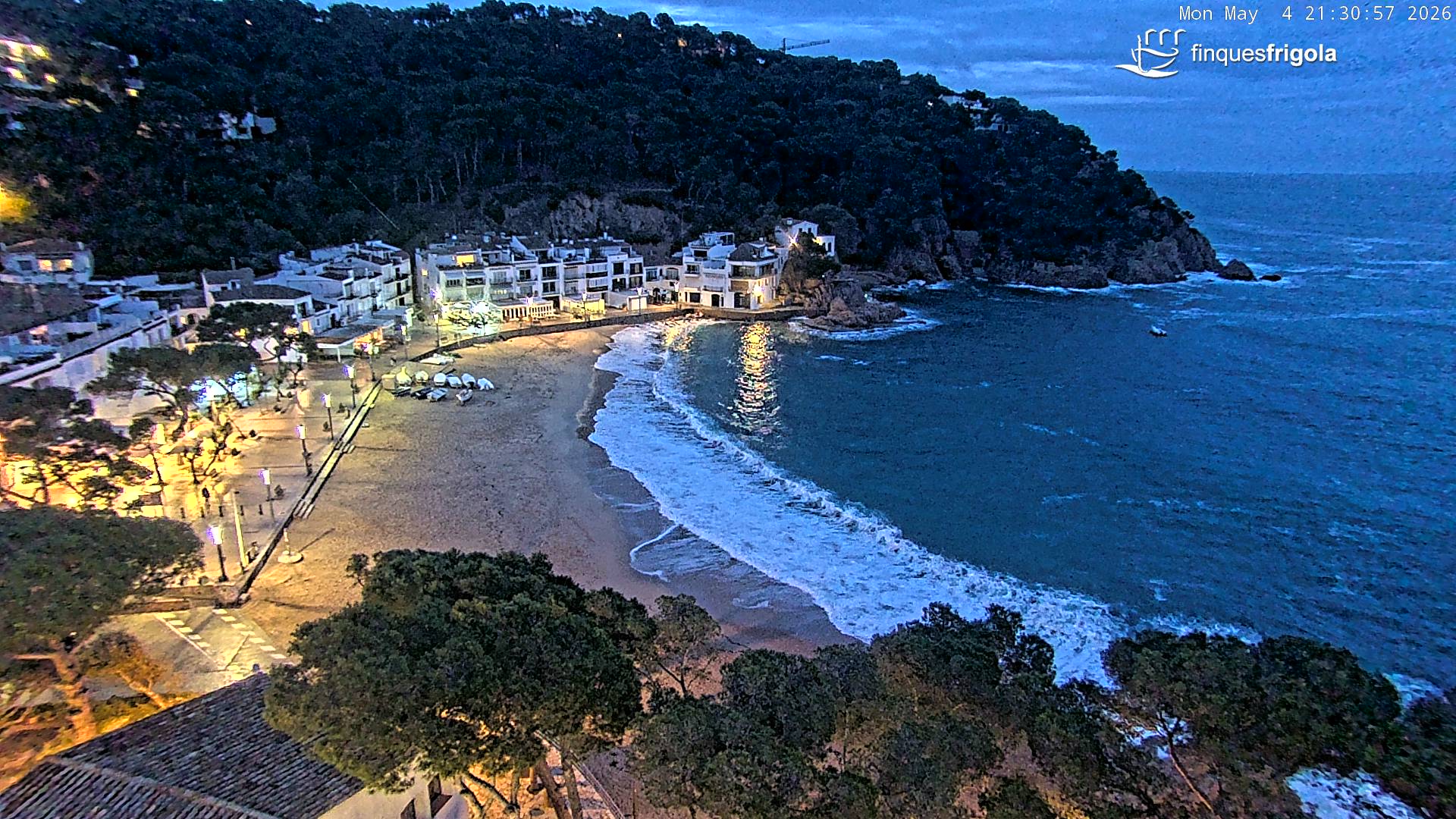 Webcam de Tamariu playa