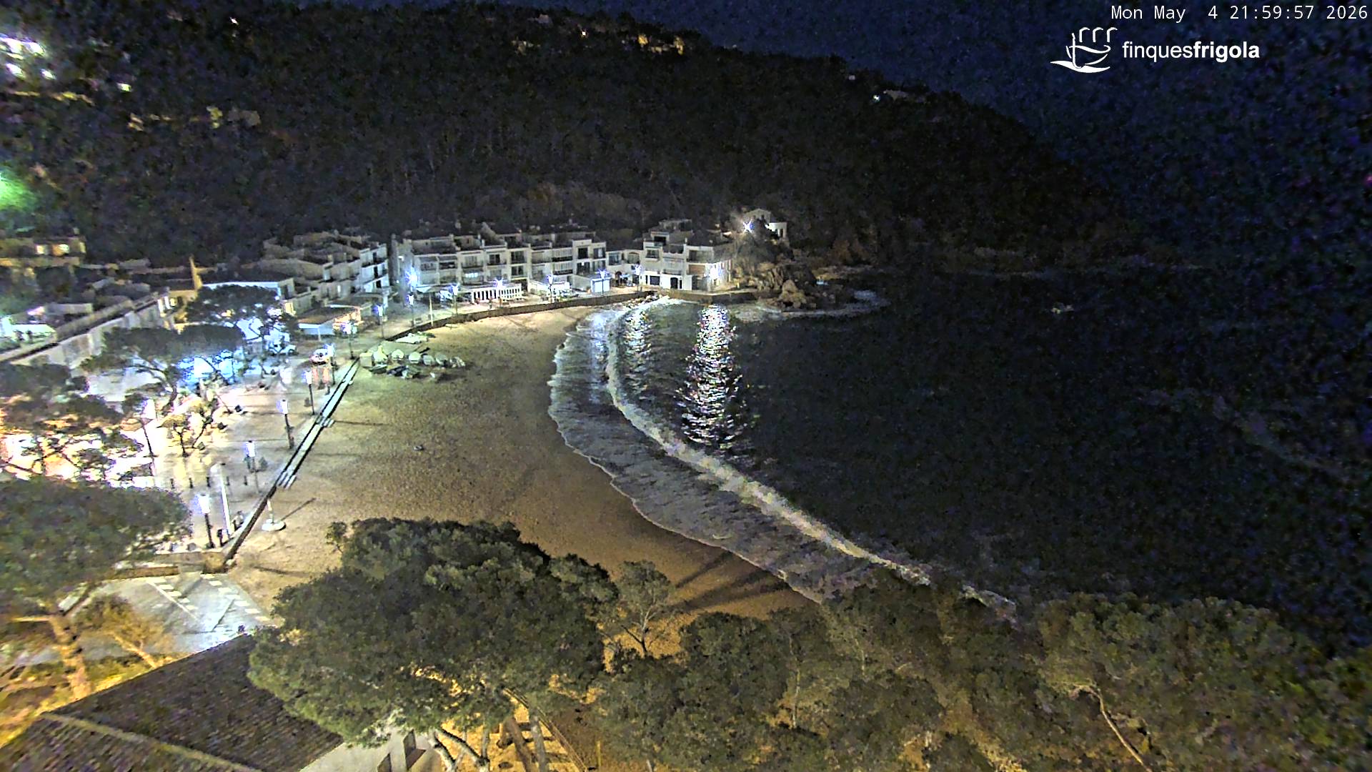 Webcam de Tamariu playa