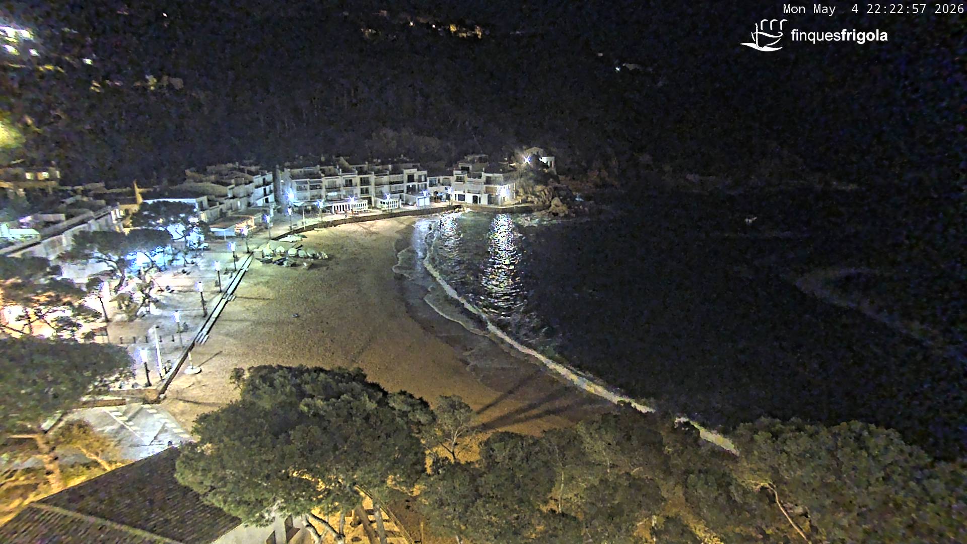Webcam de Tamariu playa