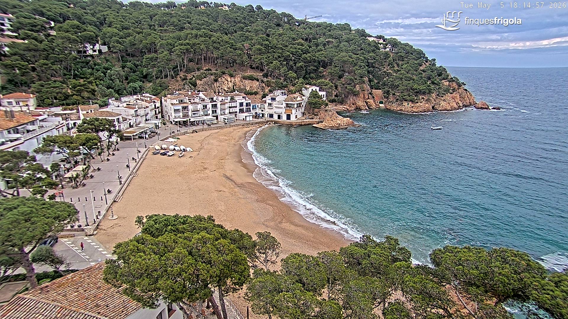 Webcam de Tamariu playa