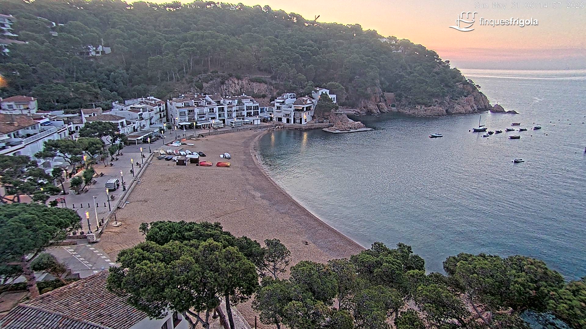 Webcam de Tamariu playa