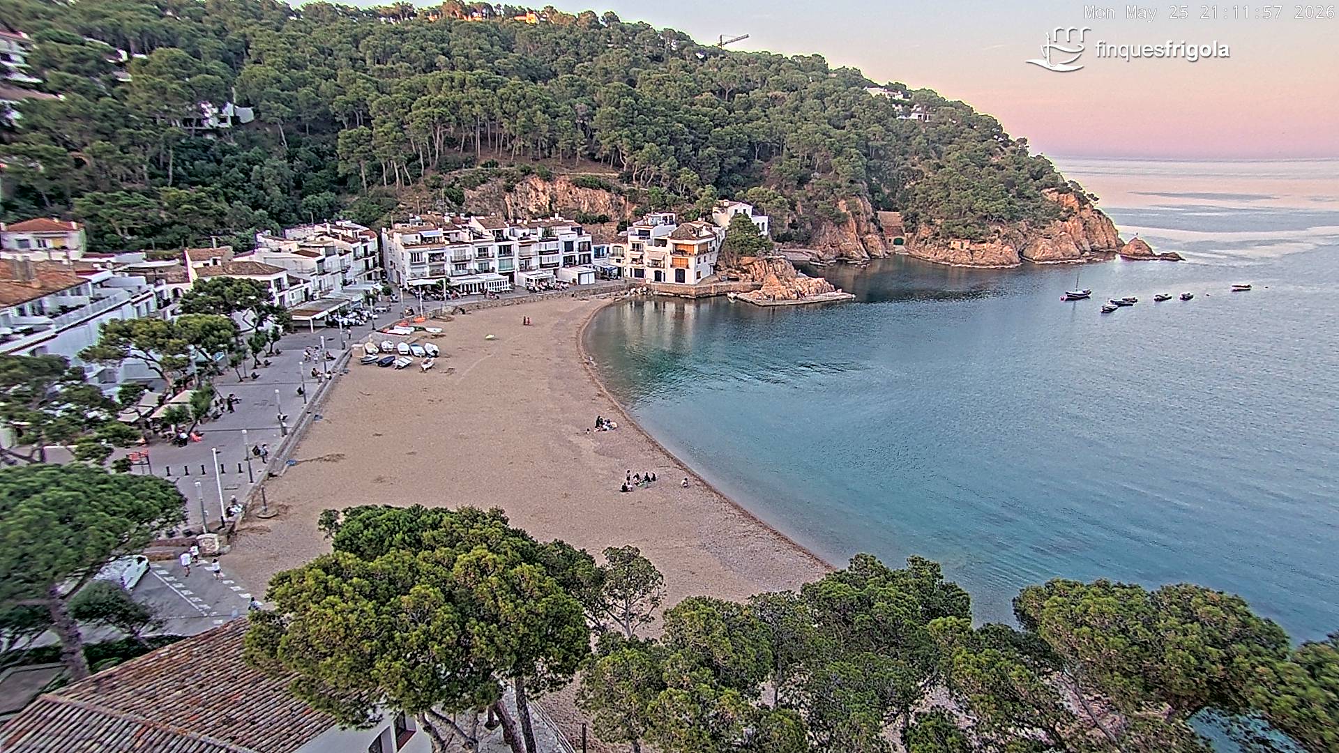 Webcam de Tamariu playa