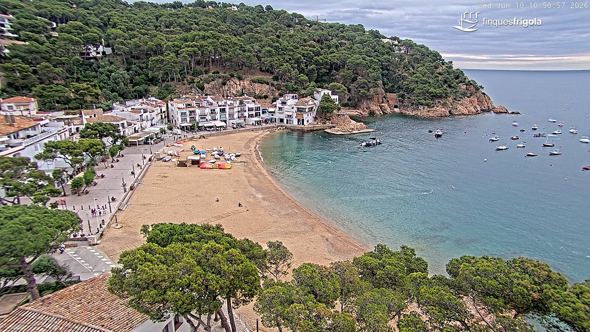 Webcam de Tamariu playa