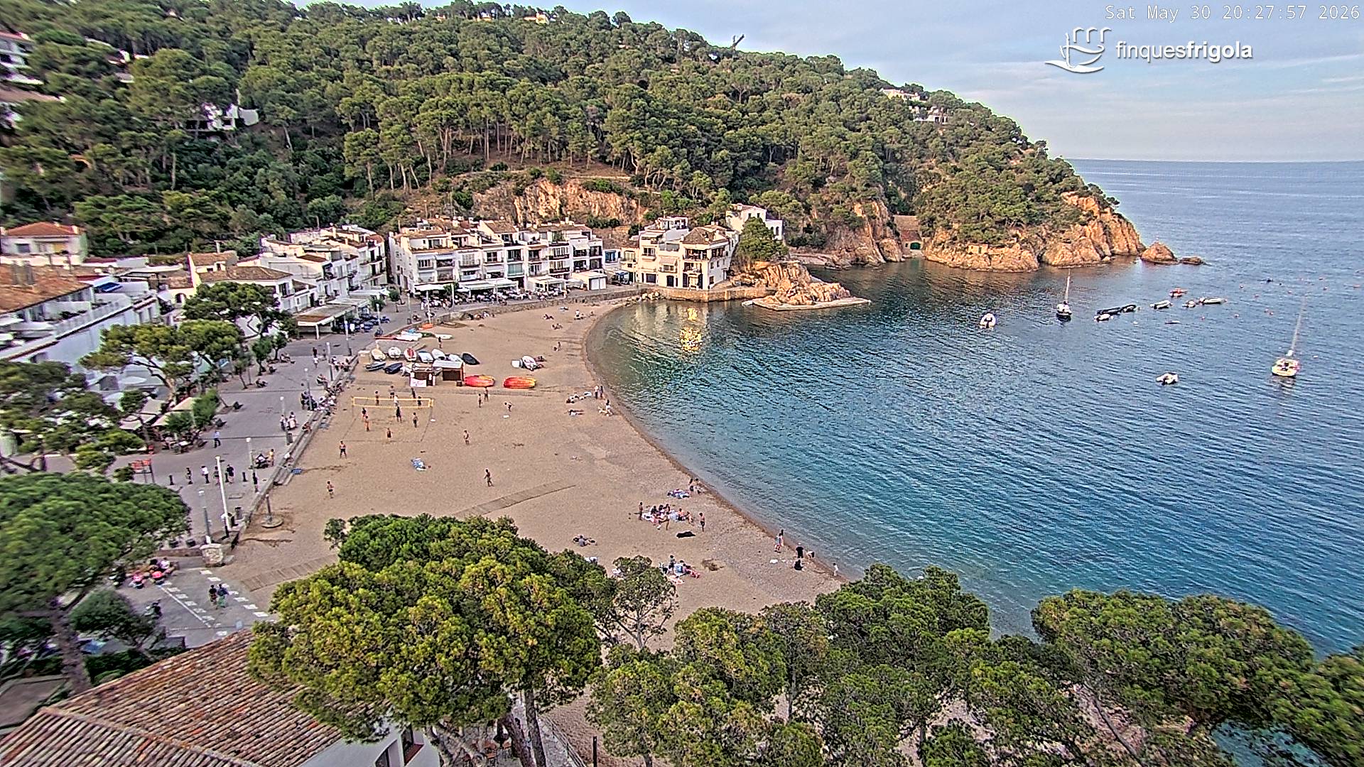 Webcam de Tamariu playa