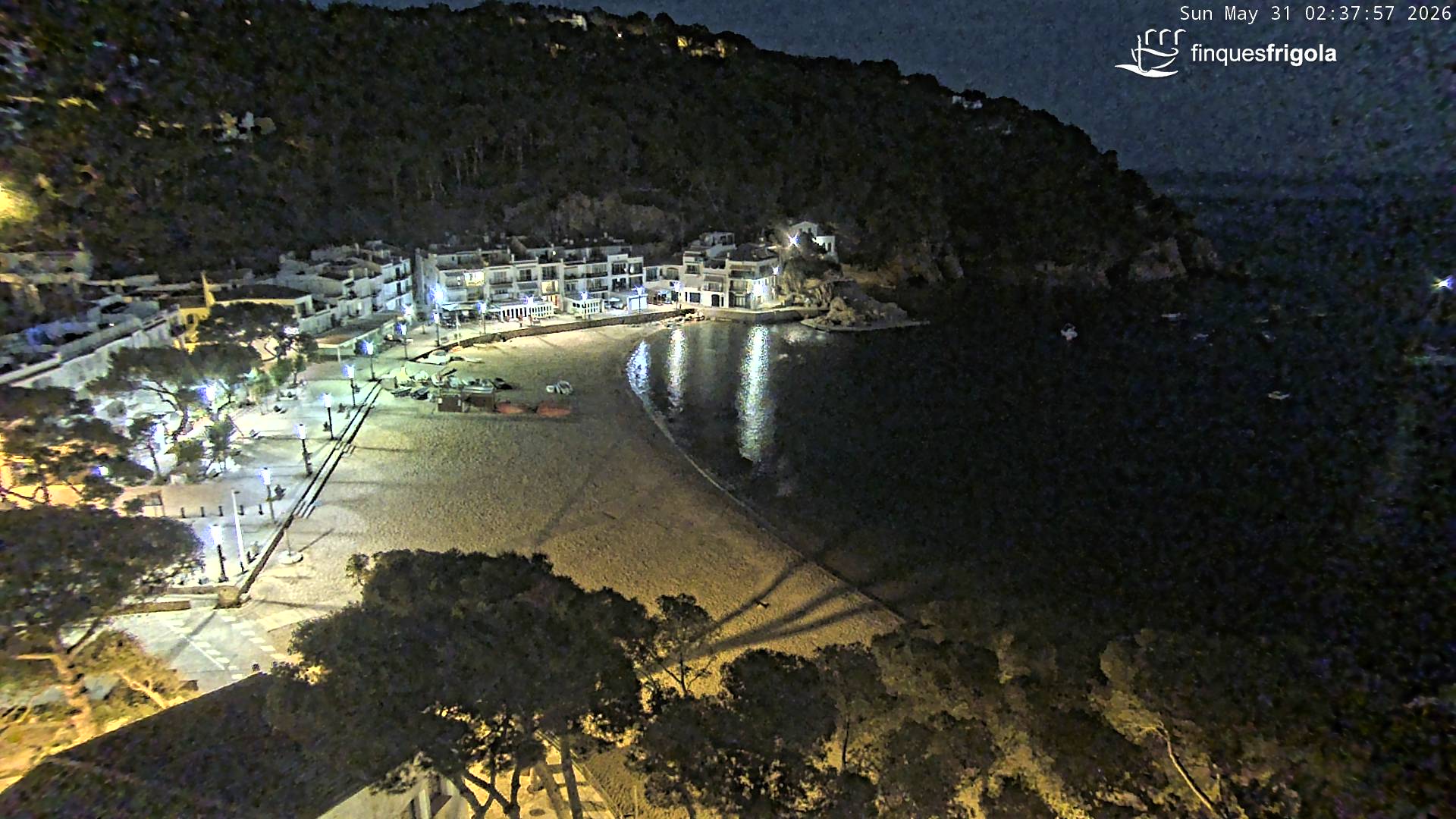 Webcam de Tamariu playa