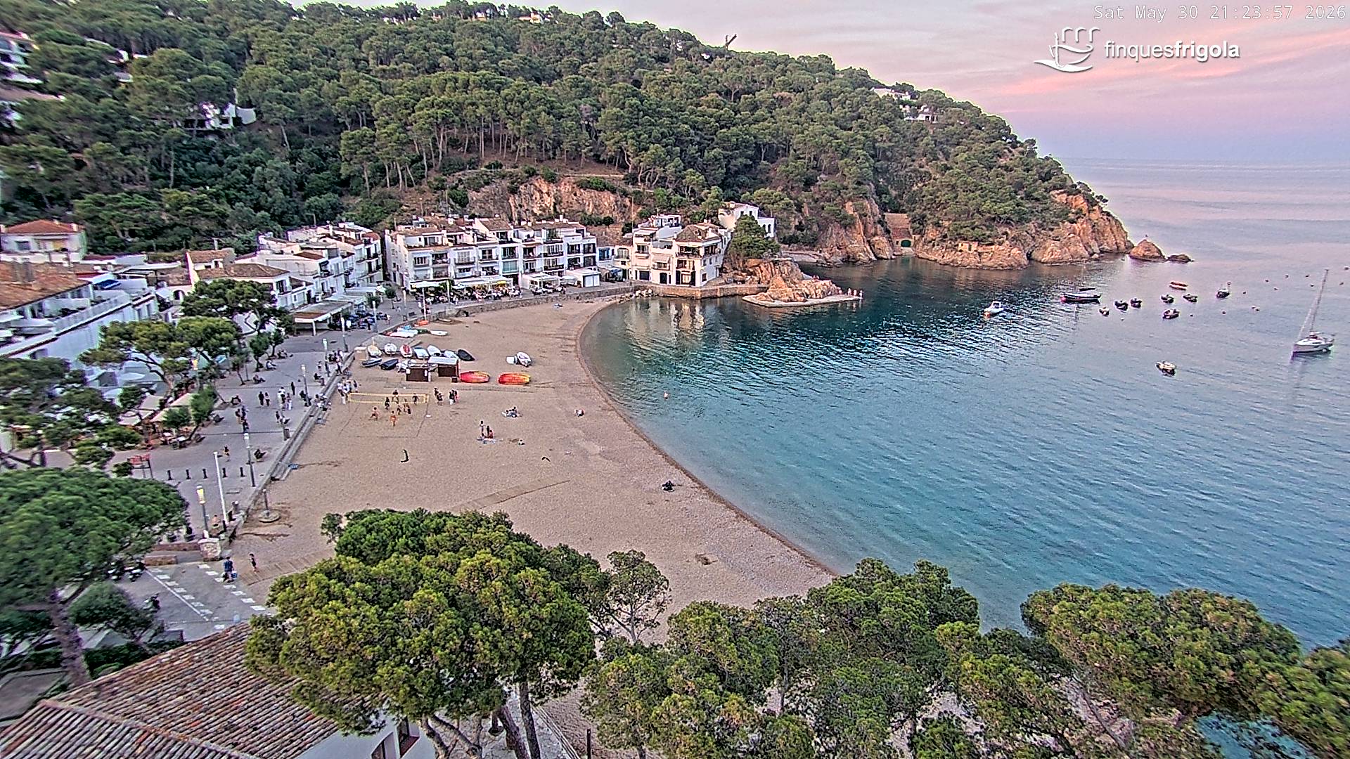 Webcam de Tamariu playa