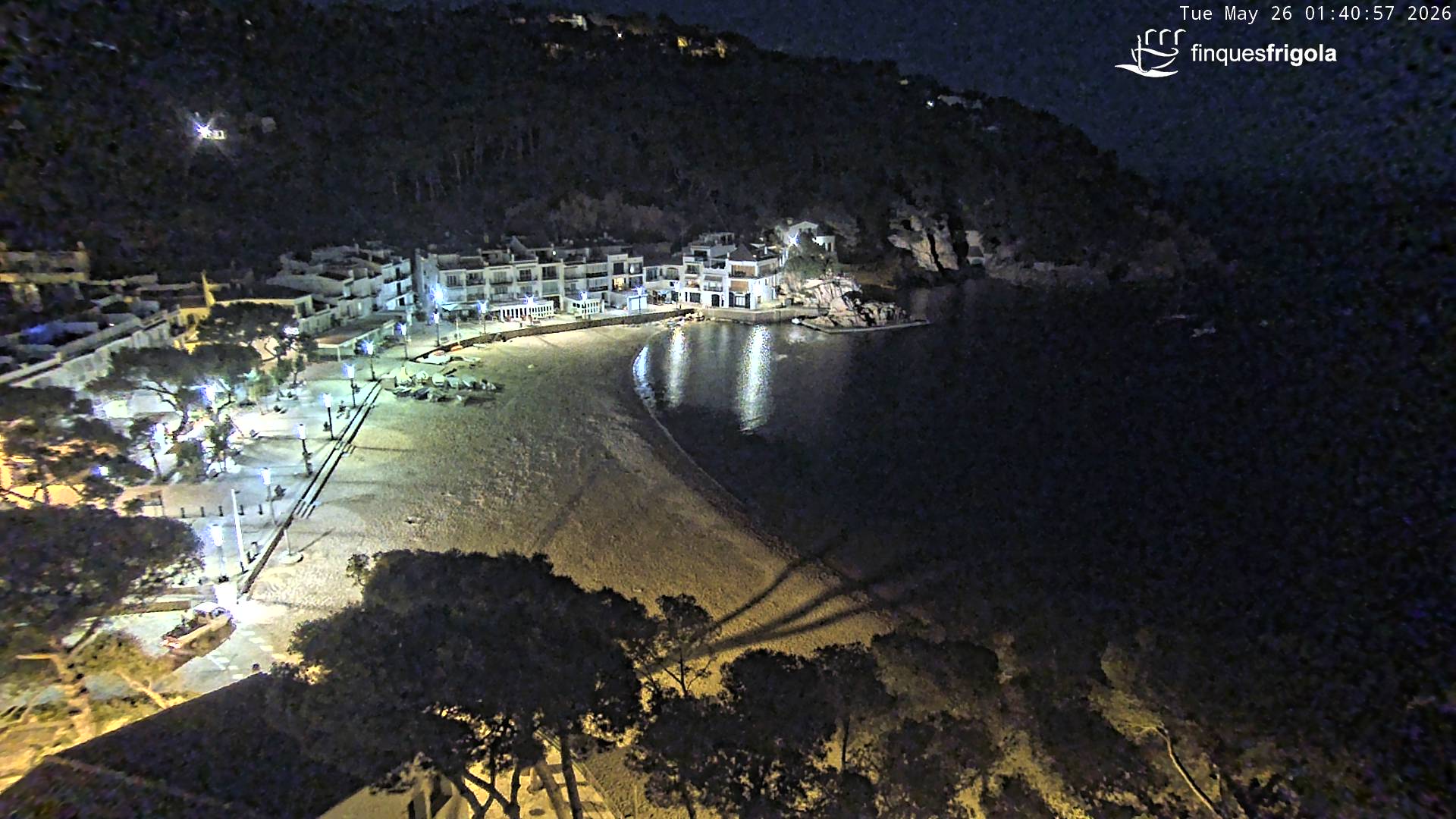 Webcam de Tamariu playa