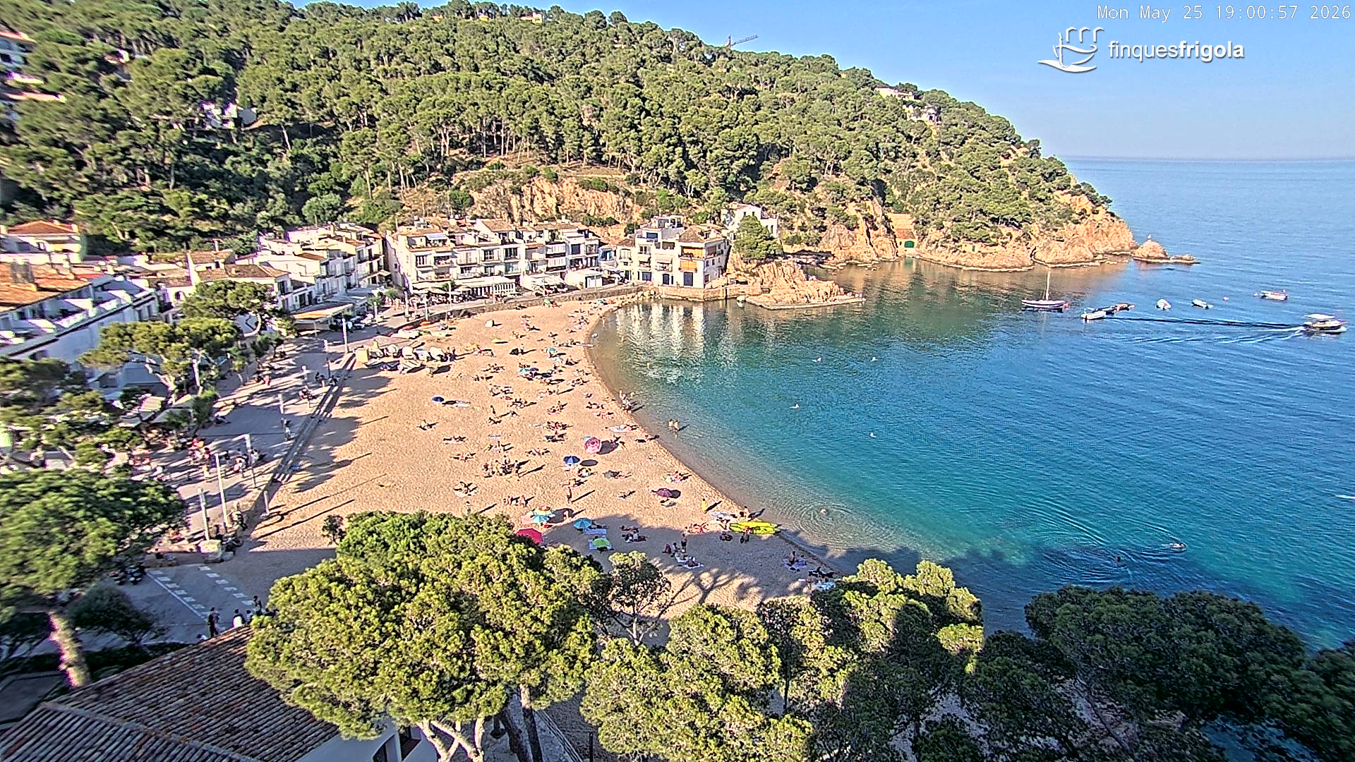 Webcam de Tamariu playa