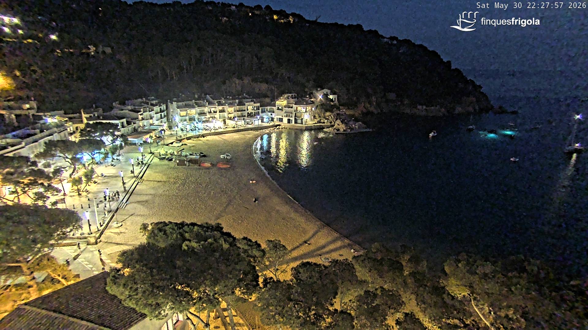 Webcam de Tamariu playa