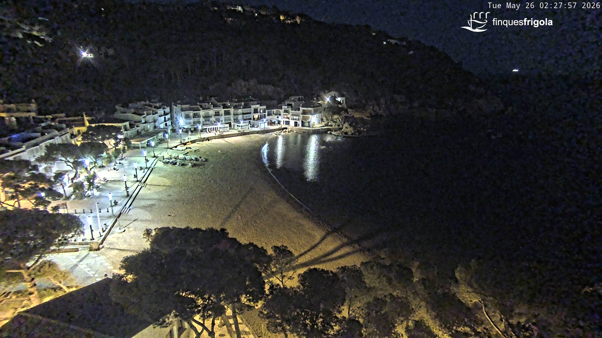 Webcam de Tamariu playa