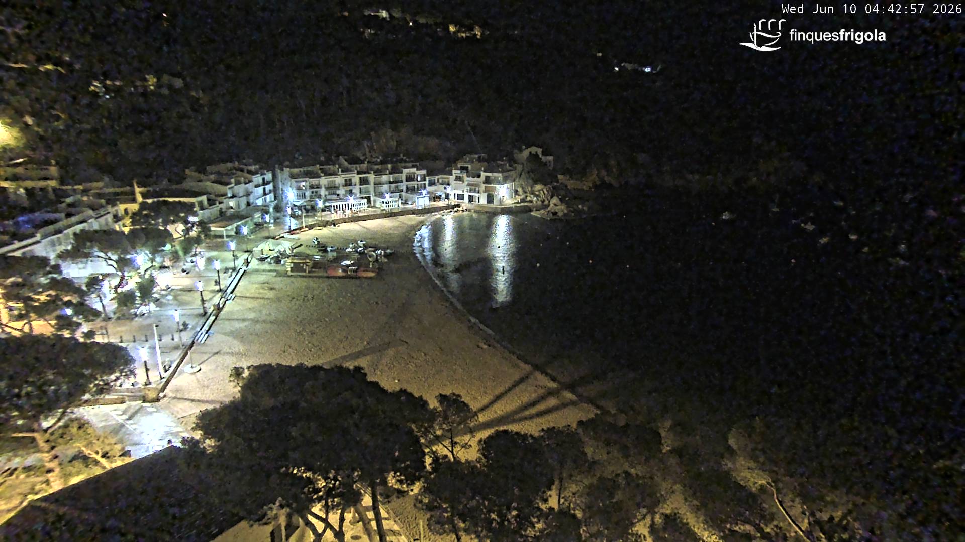 Webcam de Tamariu playa