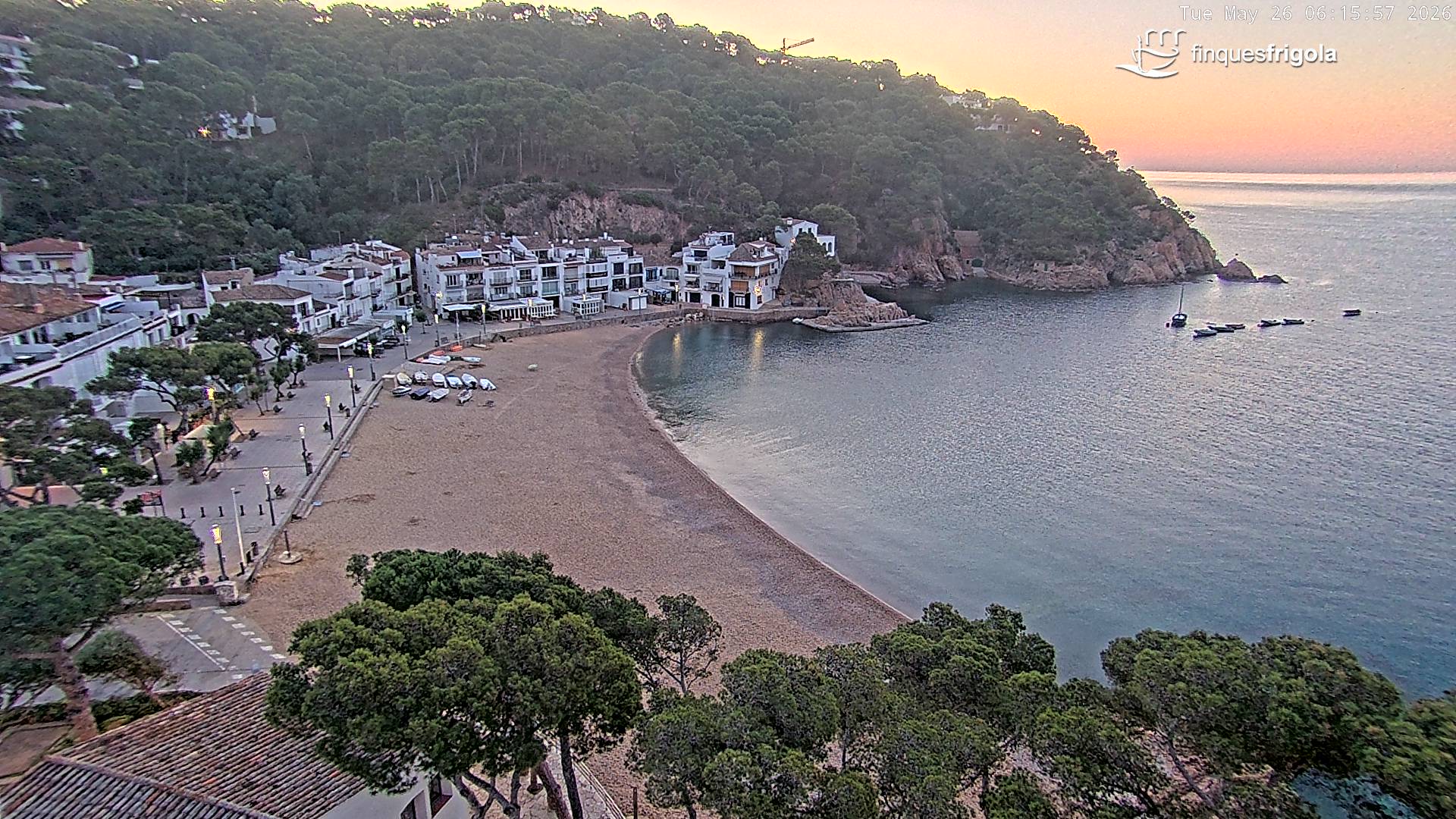 Webcam de Tamariu playa